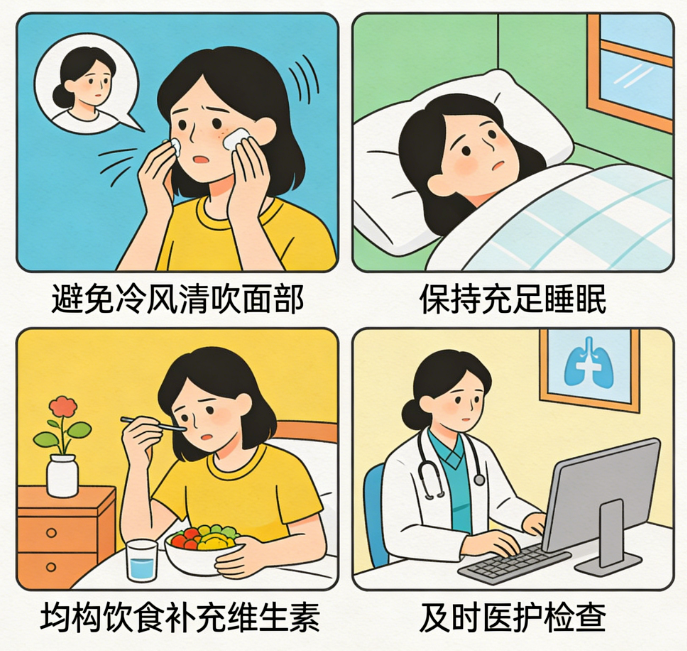 面瘫后脸疼多半是这4个原因导致的，我教你应对方法！